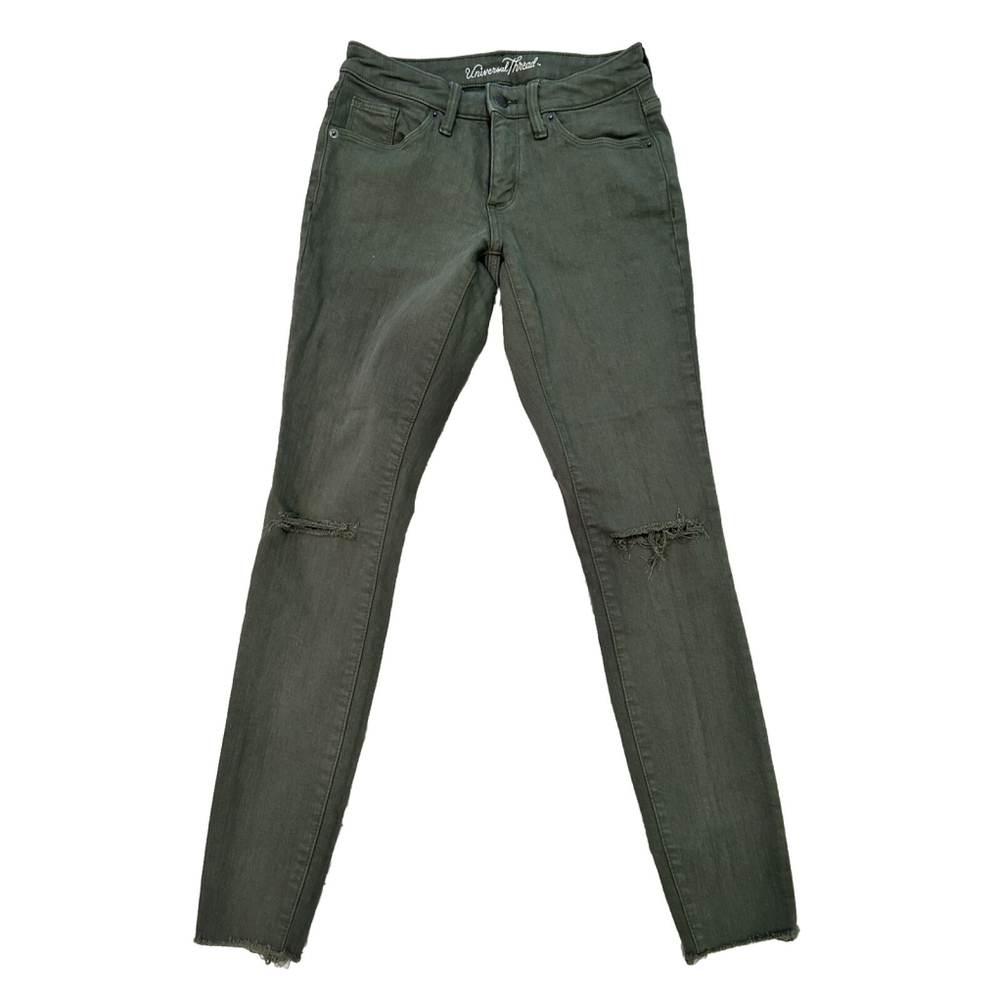 Universal Thread Army Green Pants Jeans Juniors Size 0/25